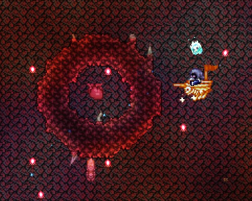 terraria crimson hearts