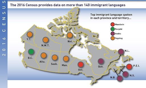 mother tongue in canada