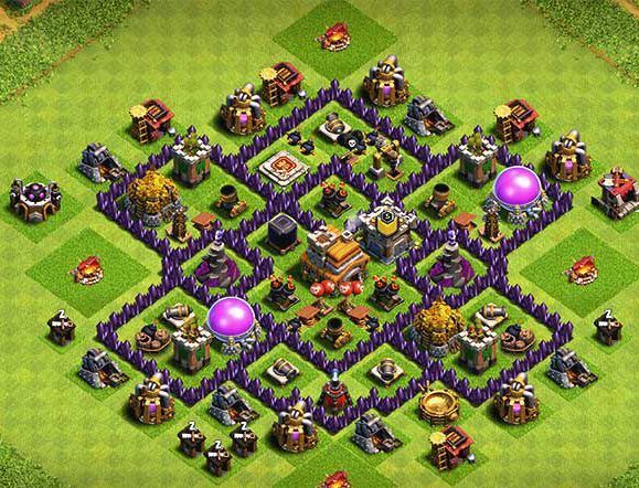 coc town hall 7 base link