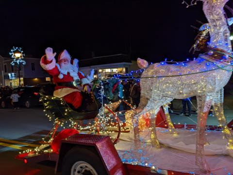 parade of lights webster ny