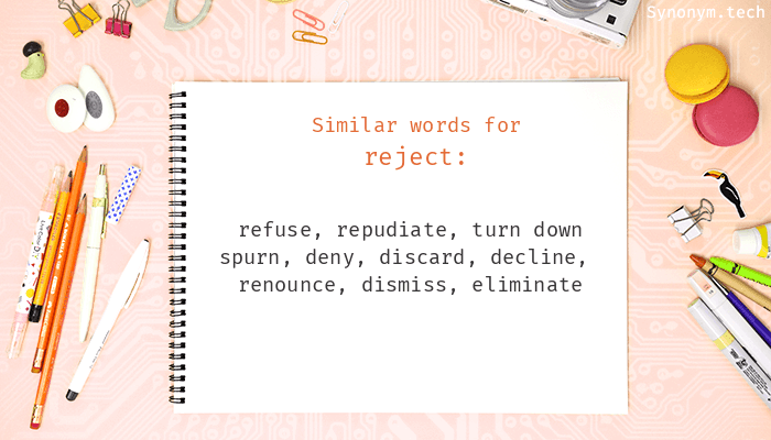 synonym for reject