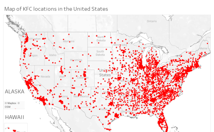 kfc map