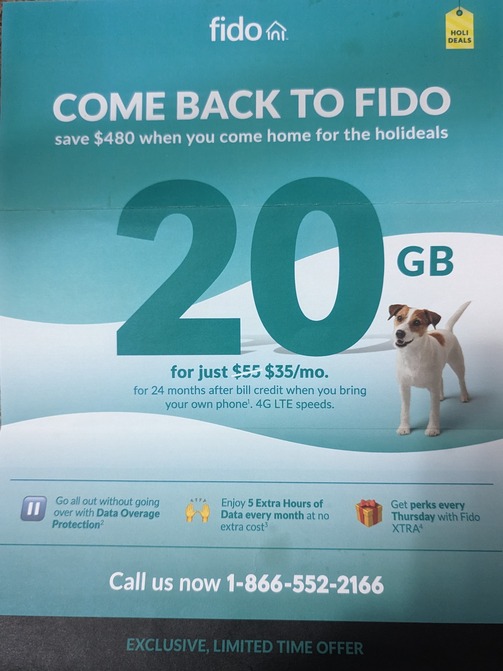 fido winback number