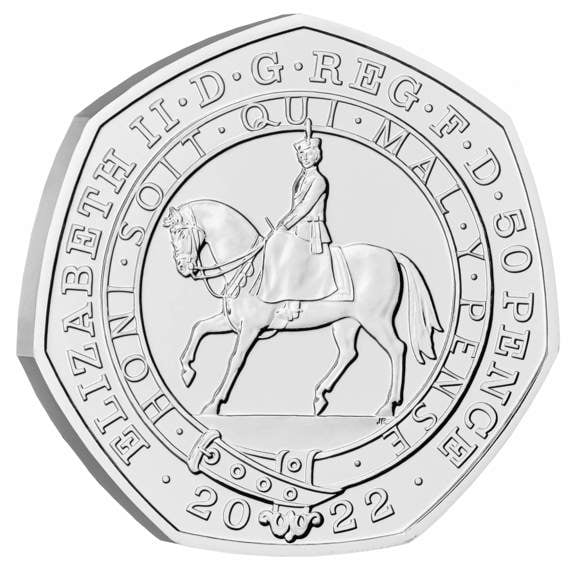 70th 50p coin