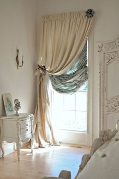 one sided curtains