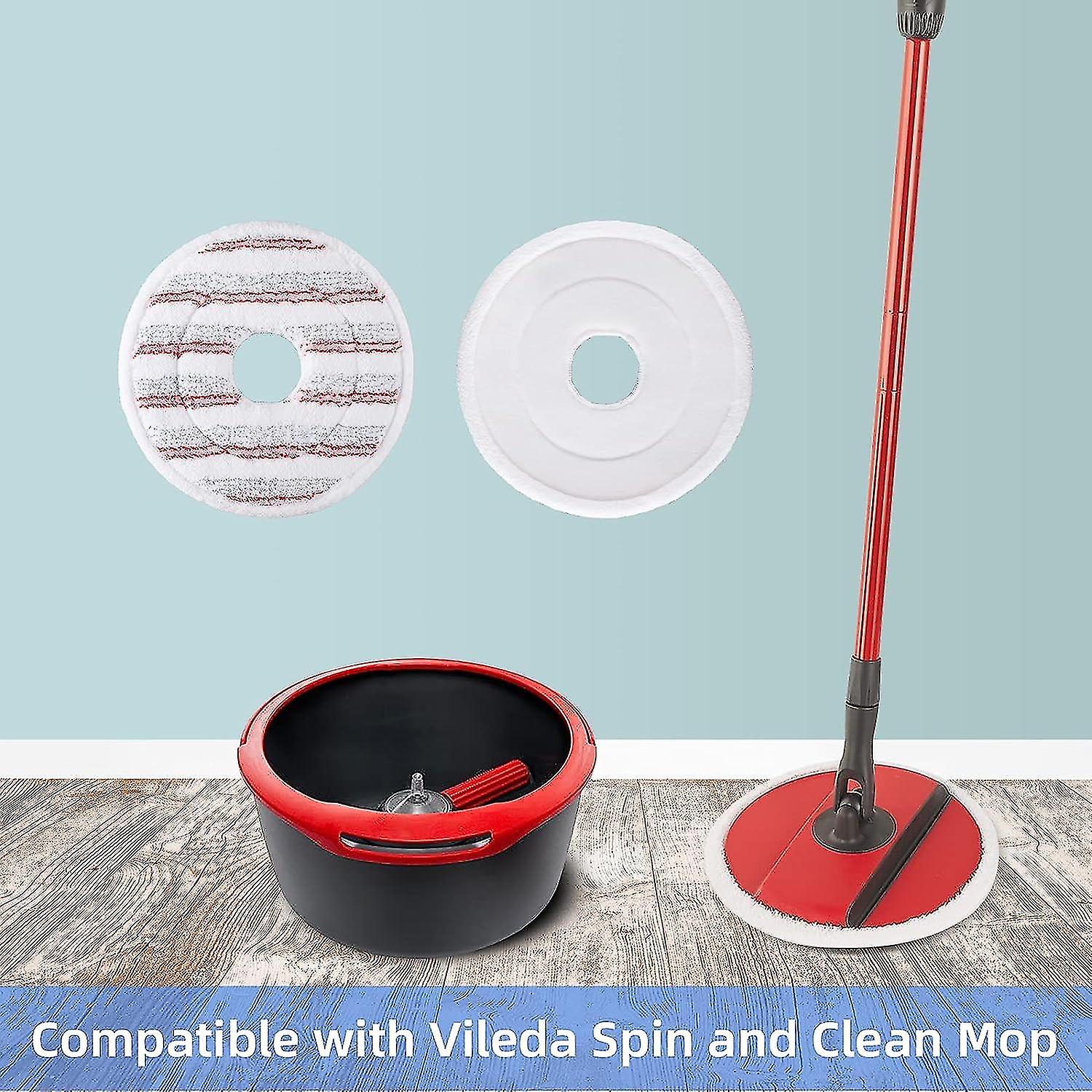 vileda spin and clean mop refill