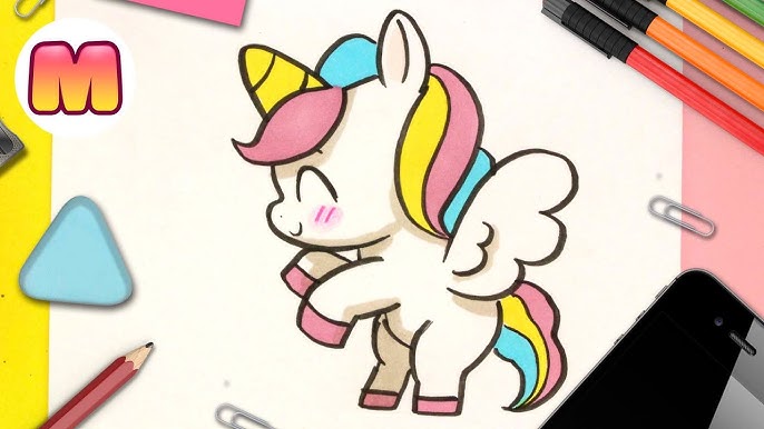 dibujos de unicornios fáciles