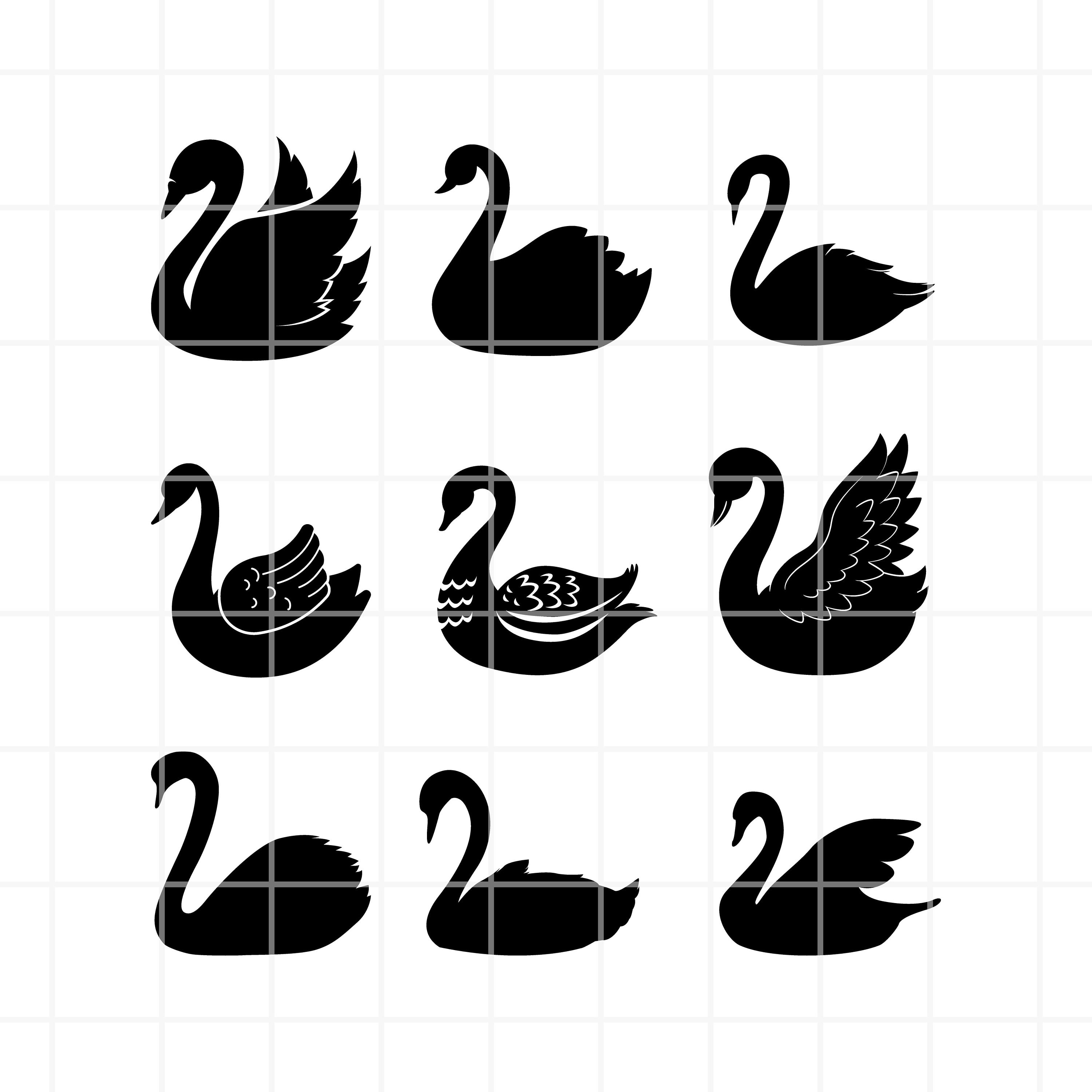 clipart swan