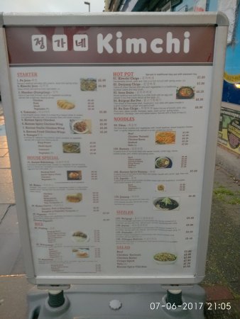 kimchi korean restaurant birmingham menu