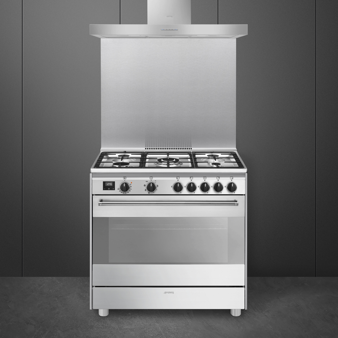 smeg upright cooker