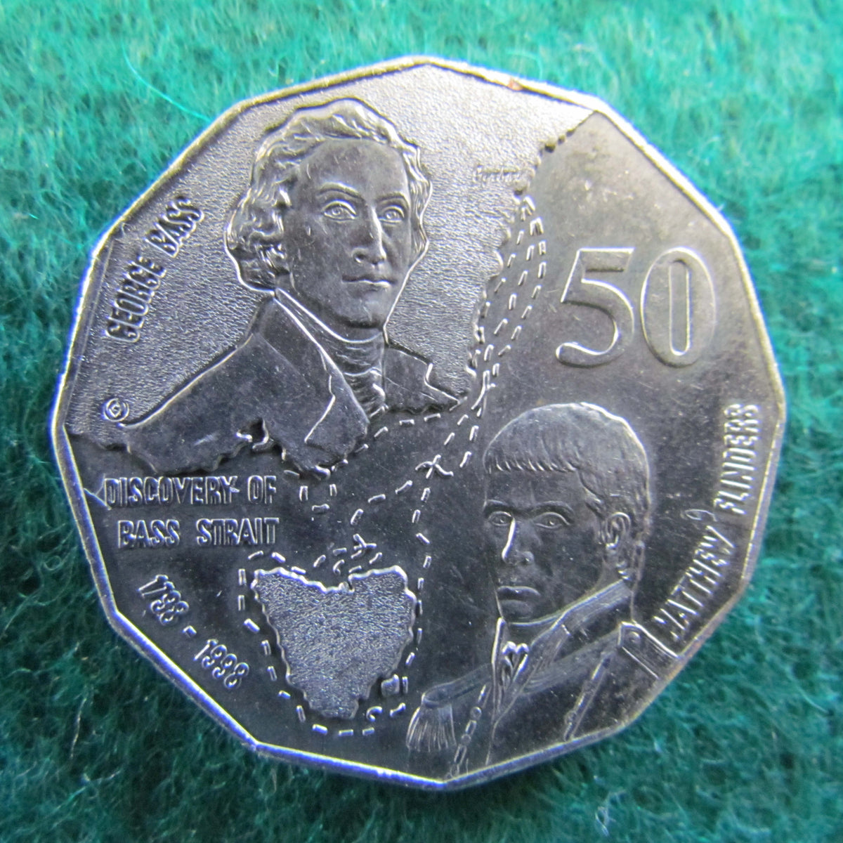 1998 50 cent coin