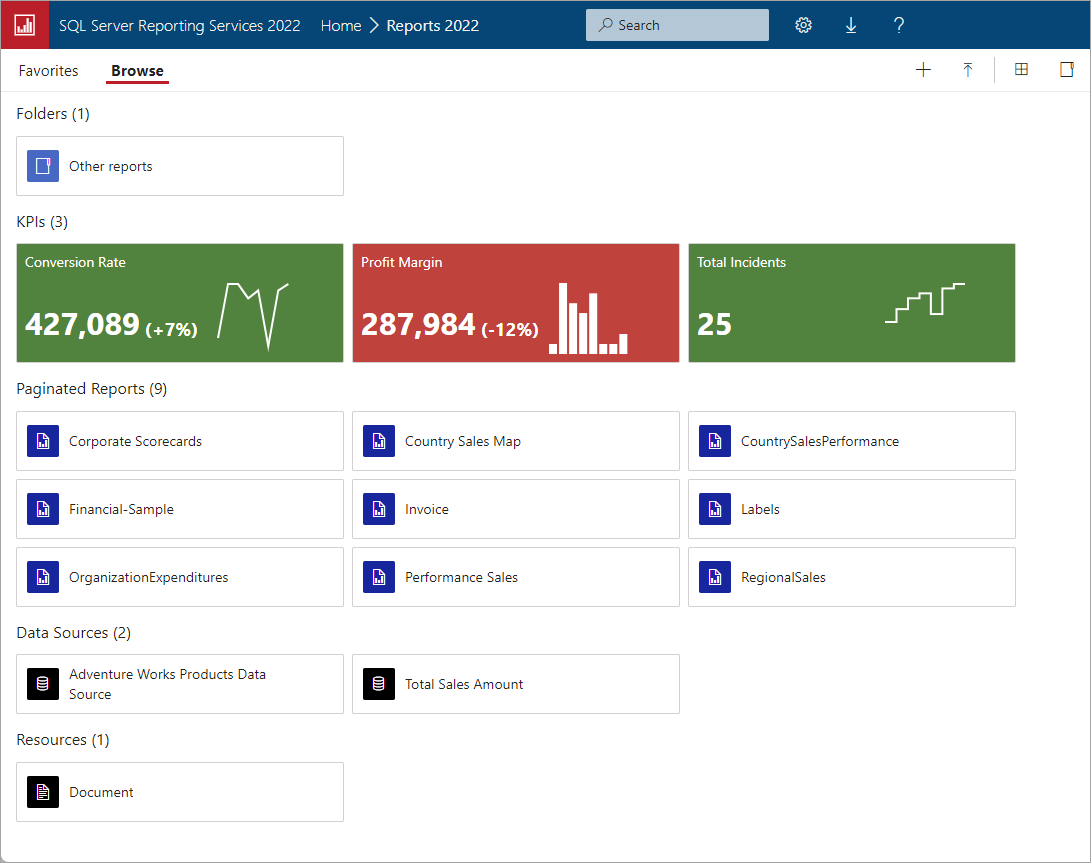 sql reporting services