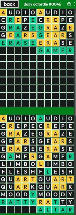 octordle answers