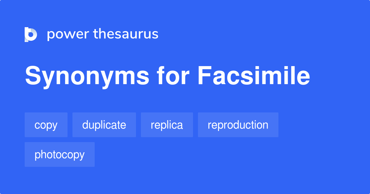 facsimile synonym