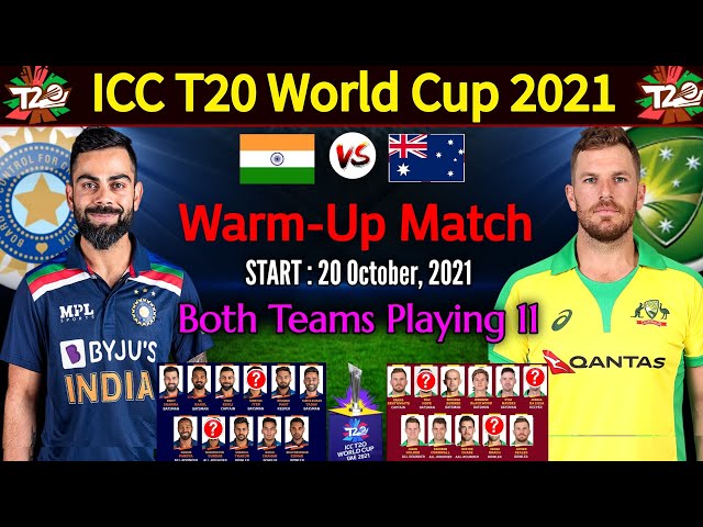 india vs aus warm up match 2021 scorecard