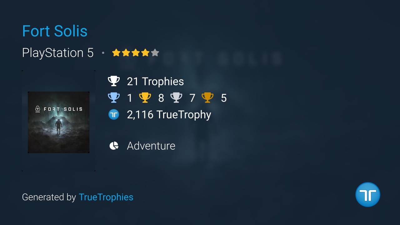 fort solis trophies