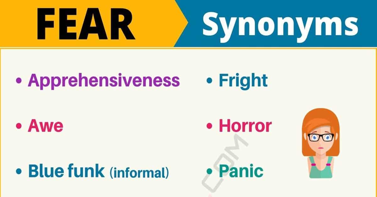 fear synonyms