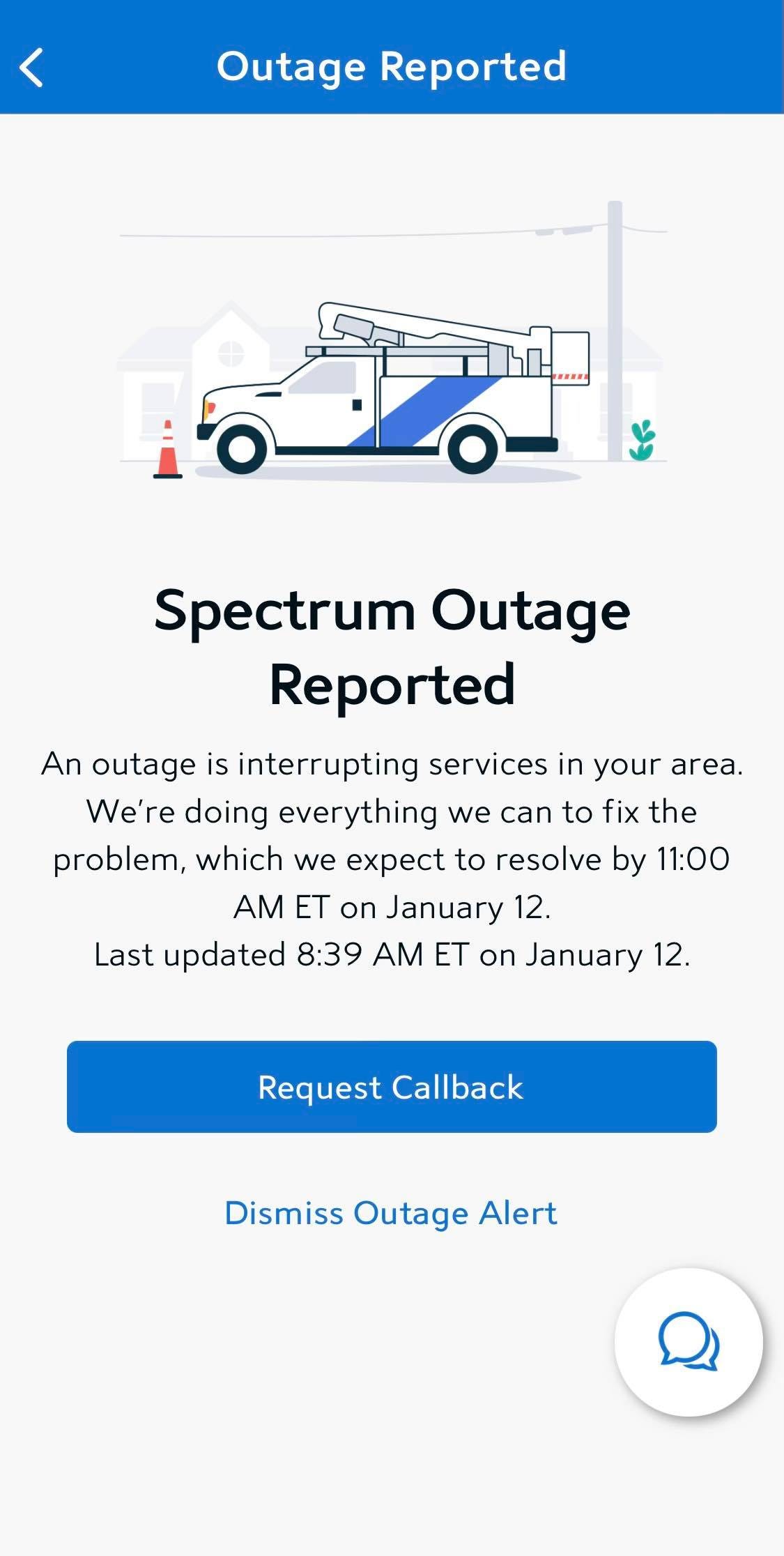 is soectrum wifi down