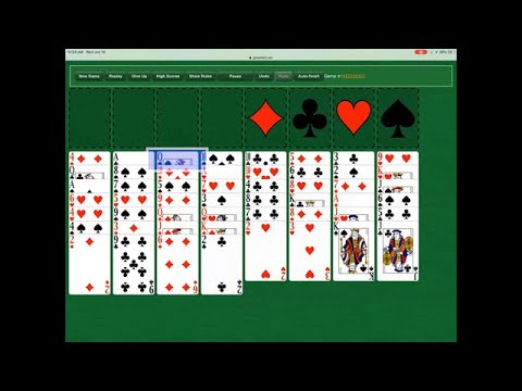 freecell on green felt