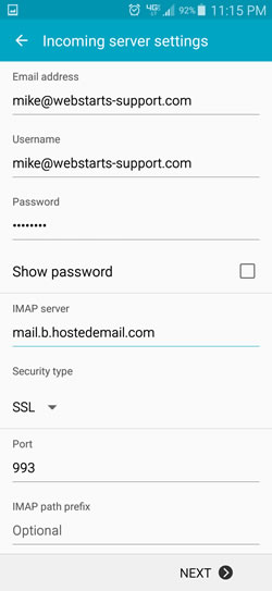 mail.b.hostedemail.com settings