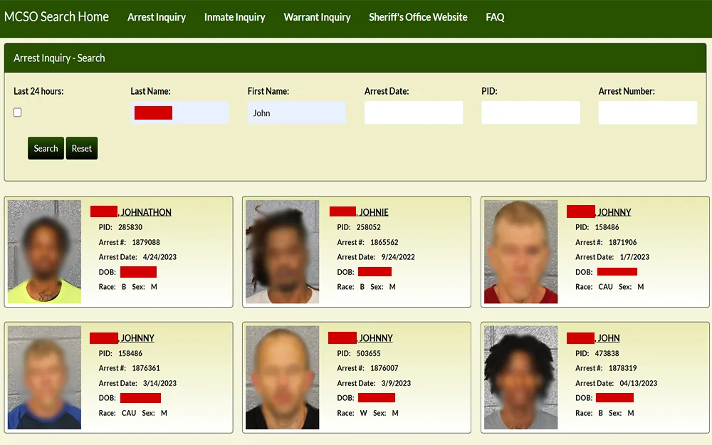 mecklenburg county arrest lookup