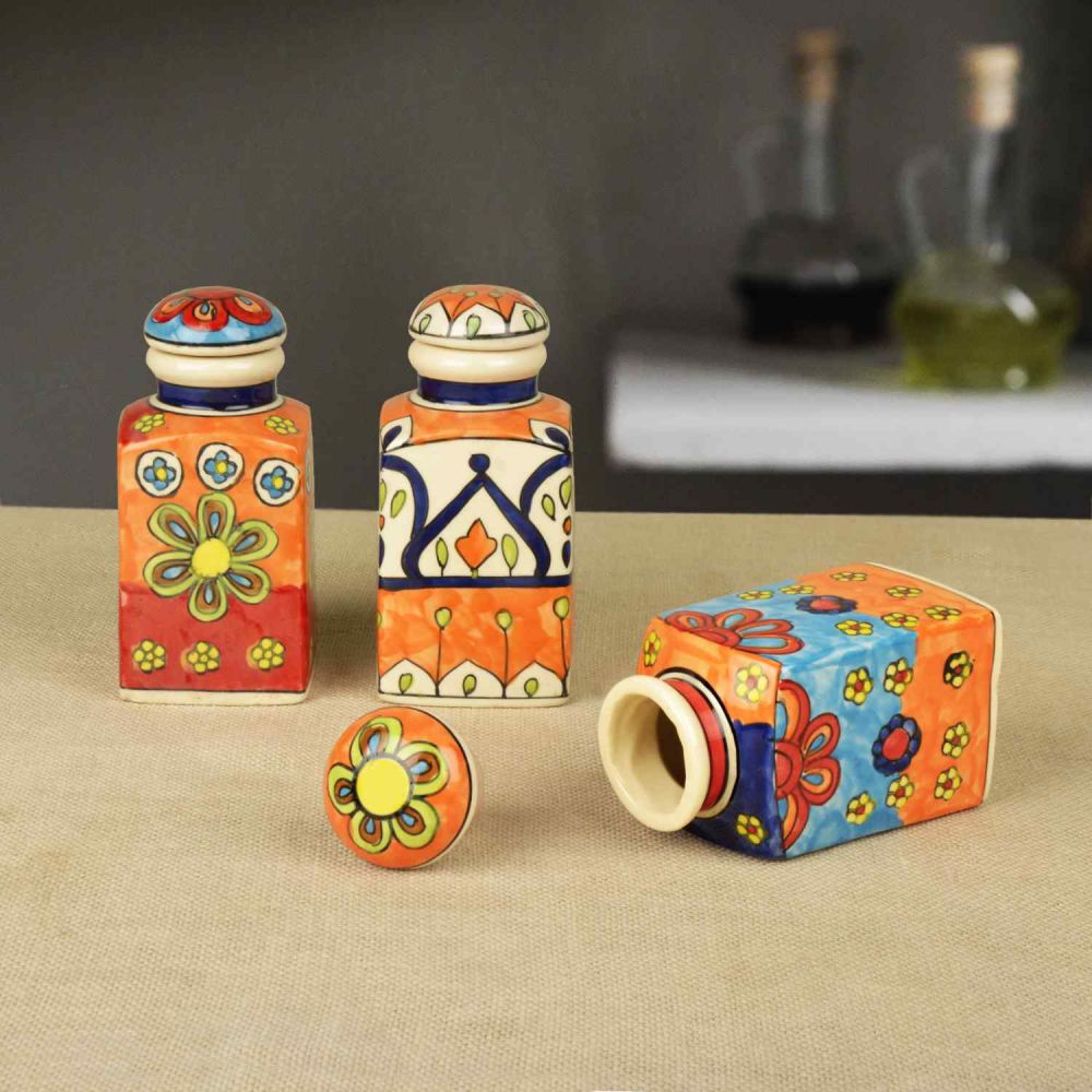 ceramic spice jars