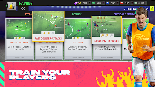 soccer eleven top football manager mod apk