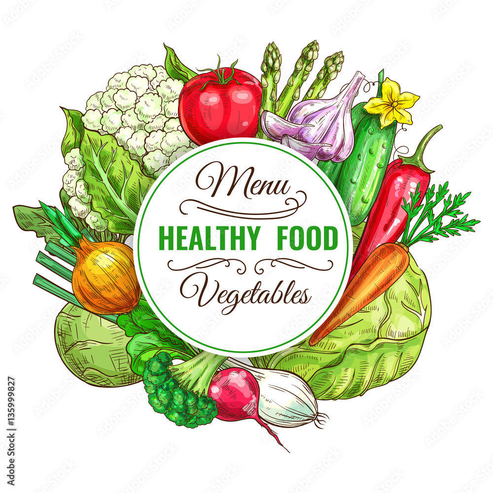 vegetable poster design