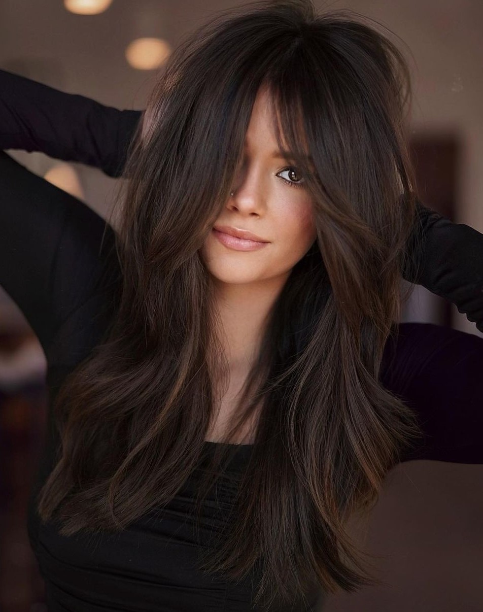 layers for thick long hair