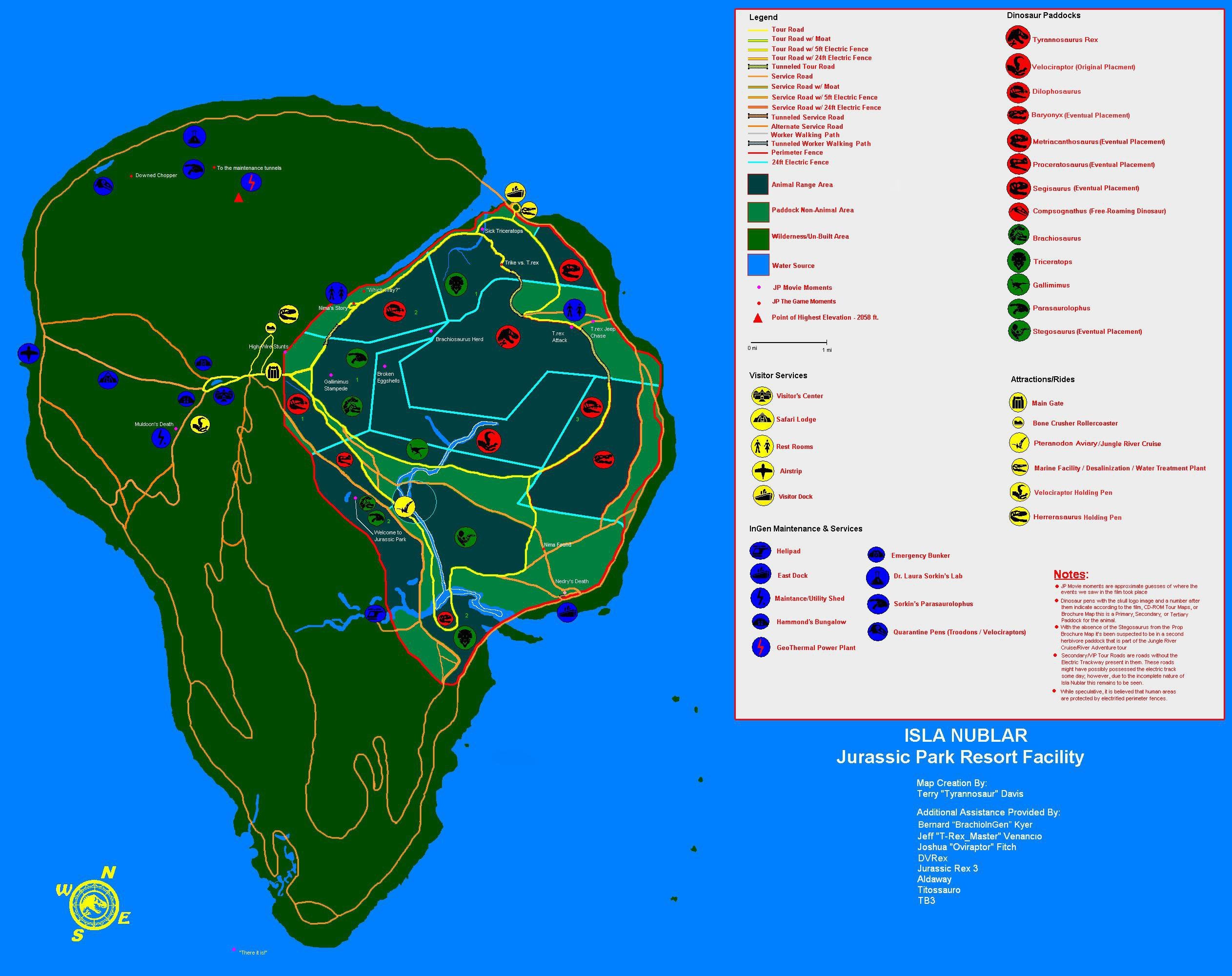 isla nublar map