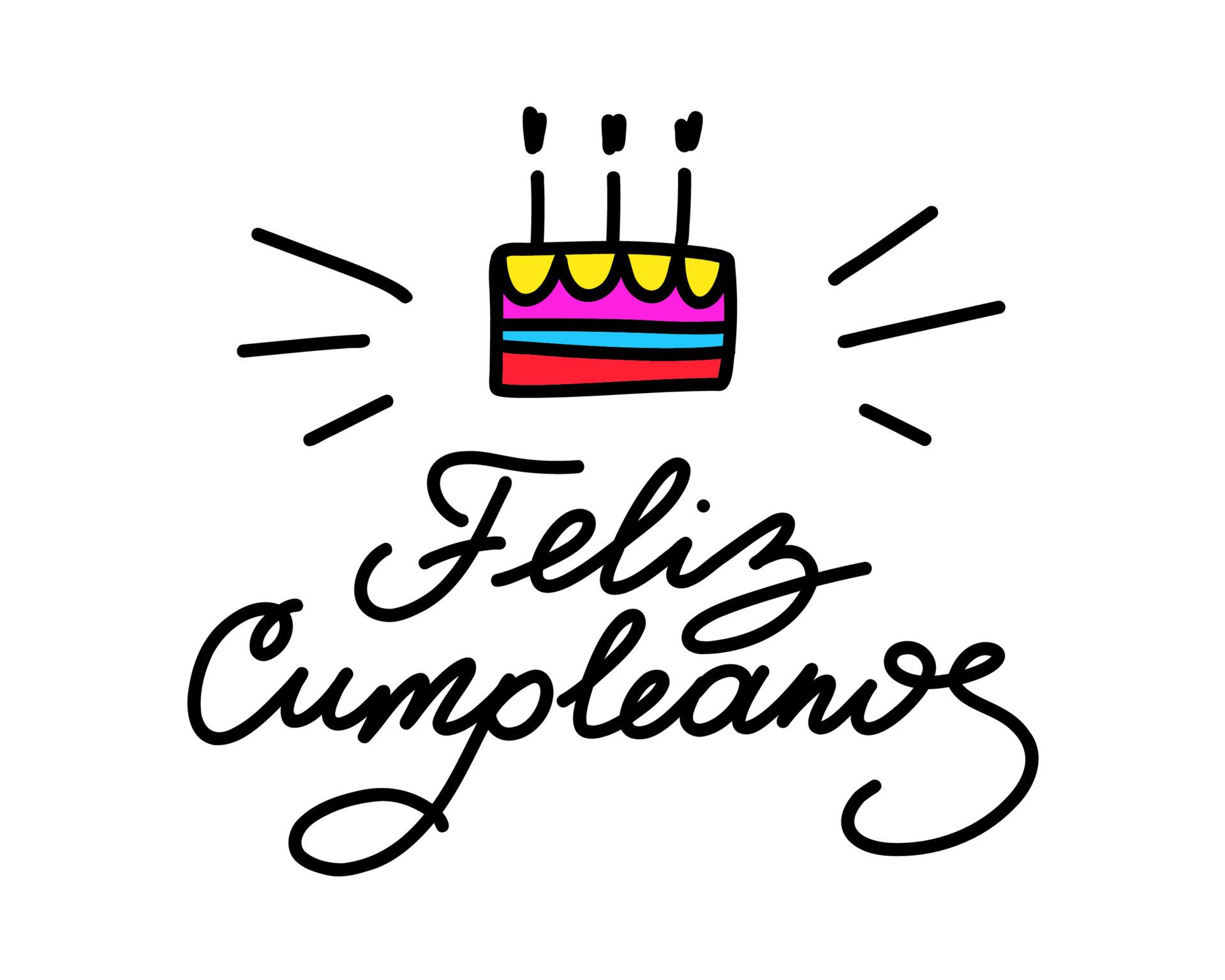 imagenes de letras de feliz cumpleaños