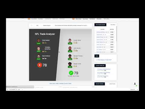 fantasy nfl trade analyzer
