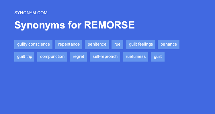 regret synonyms in english