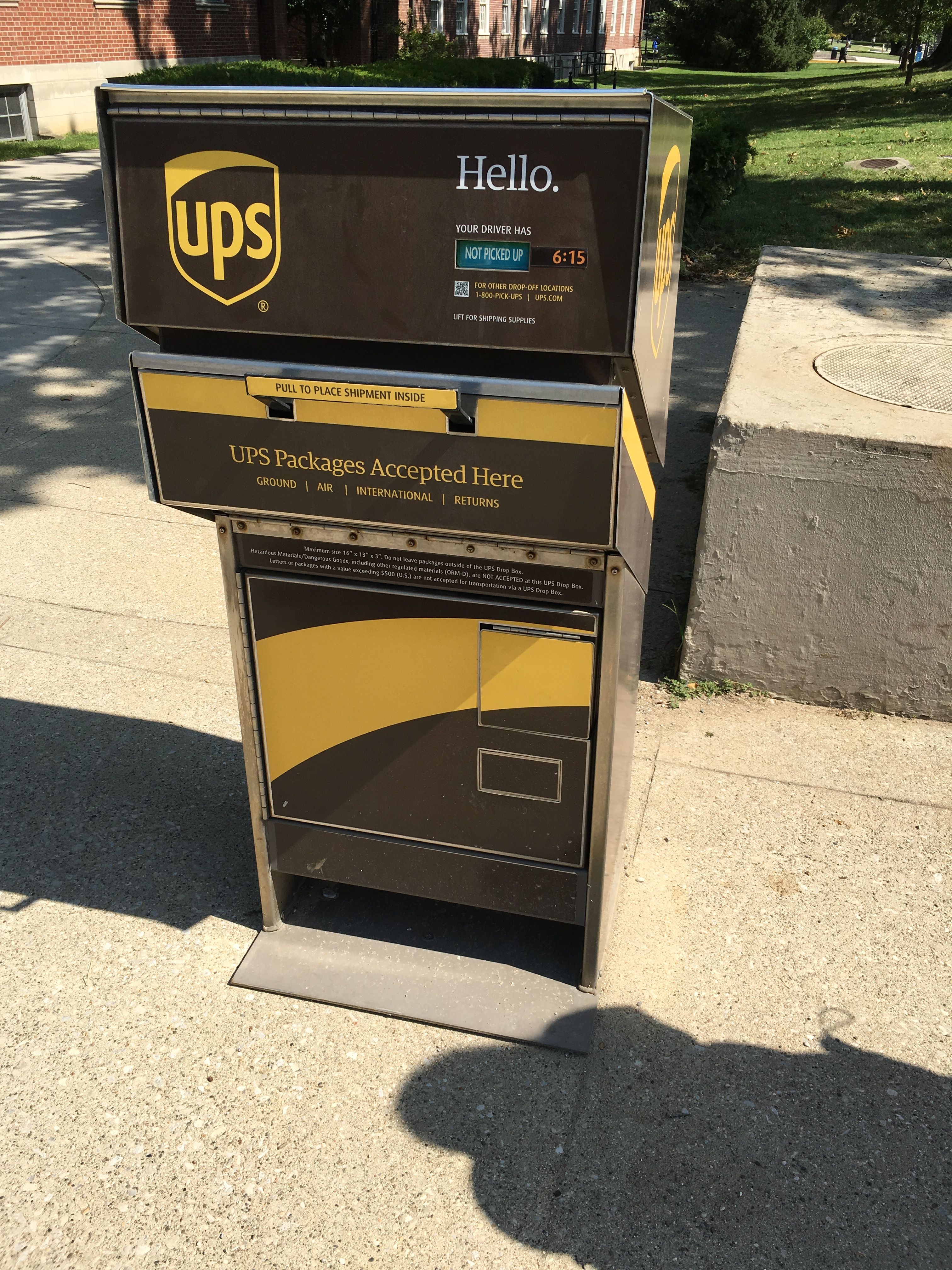 find ups drop off