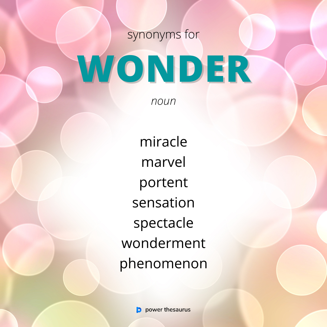 wonder synonym