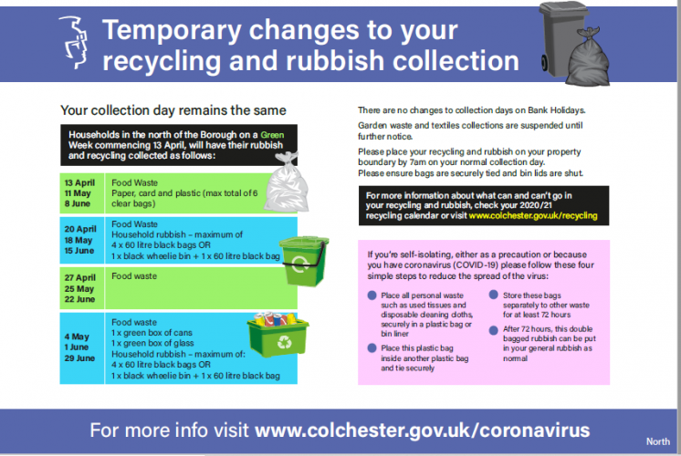 colchester recycling calendar 2023 free