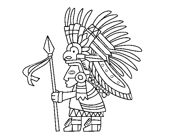 aztecas dibujo