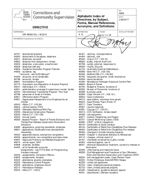 doccs directives