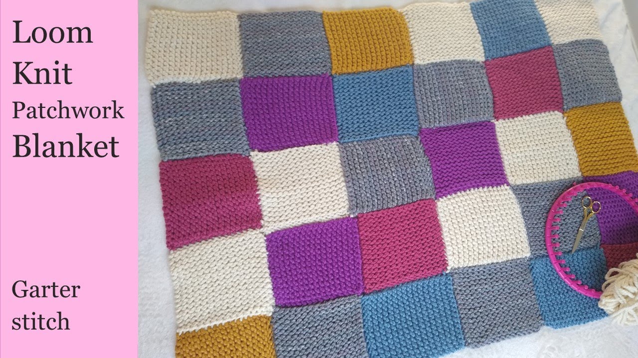 loom knit blanket