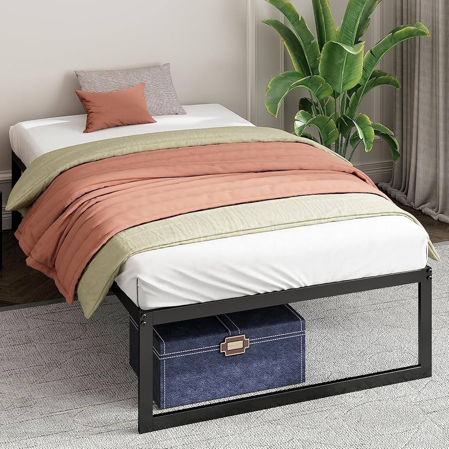 zinus single bed frame