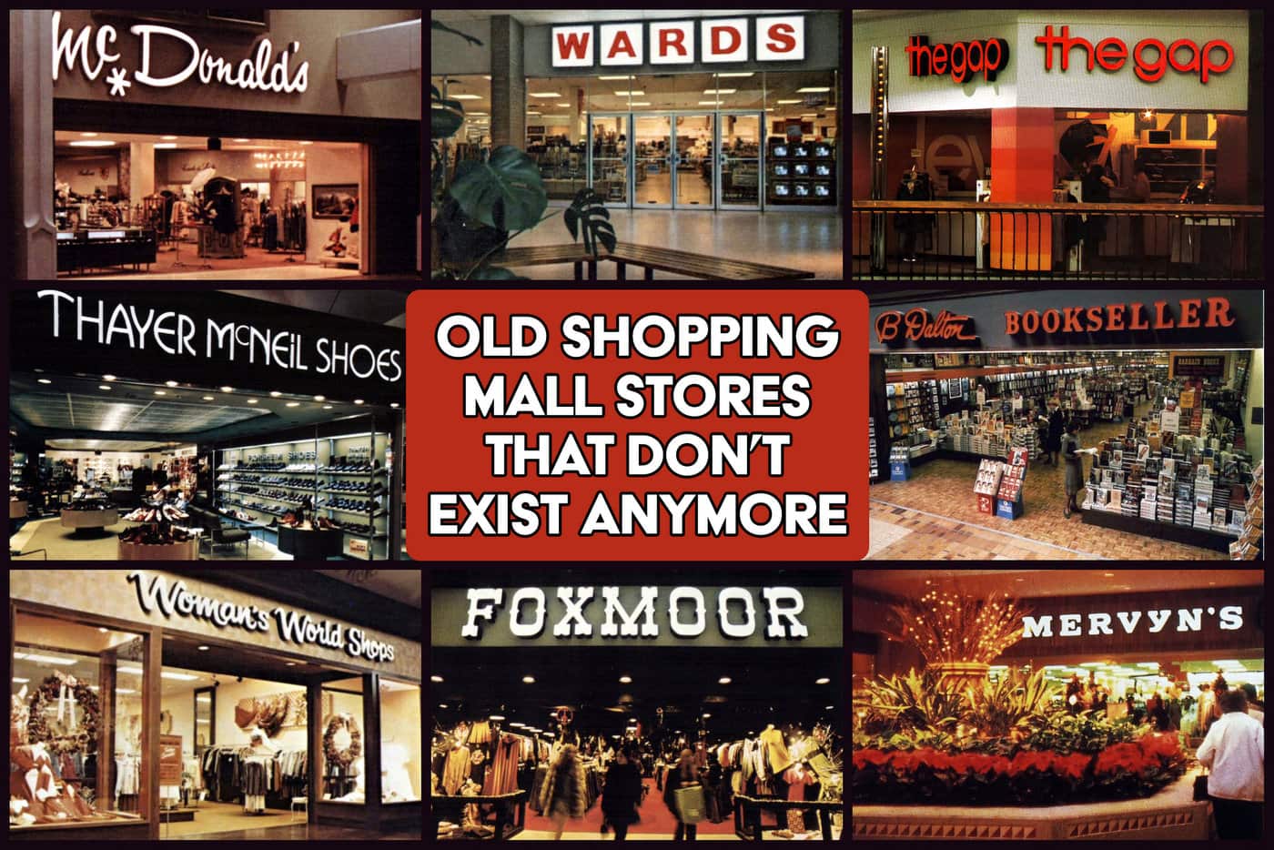 80s stores that no longer exist