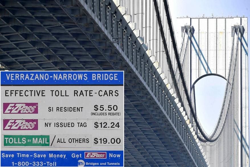 verrazano toll price