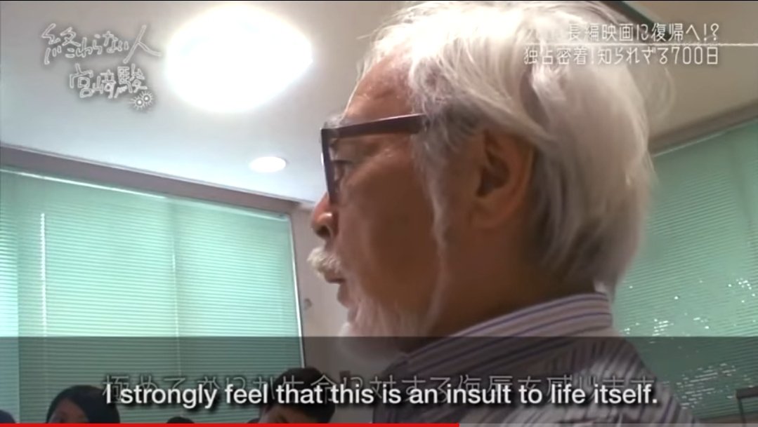 hayao miyazaki reaction to ai art