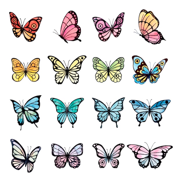 clip art butterflies