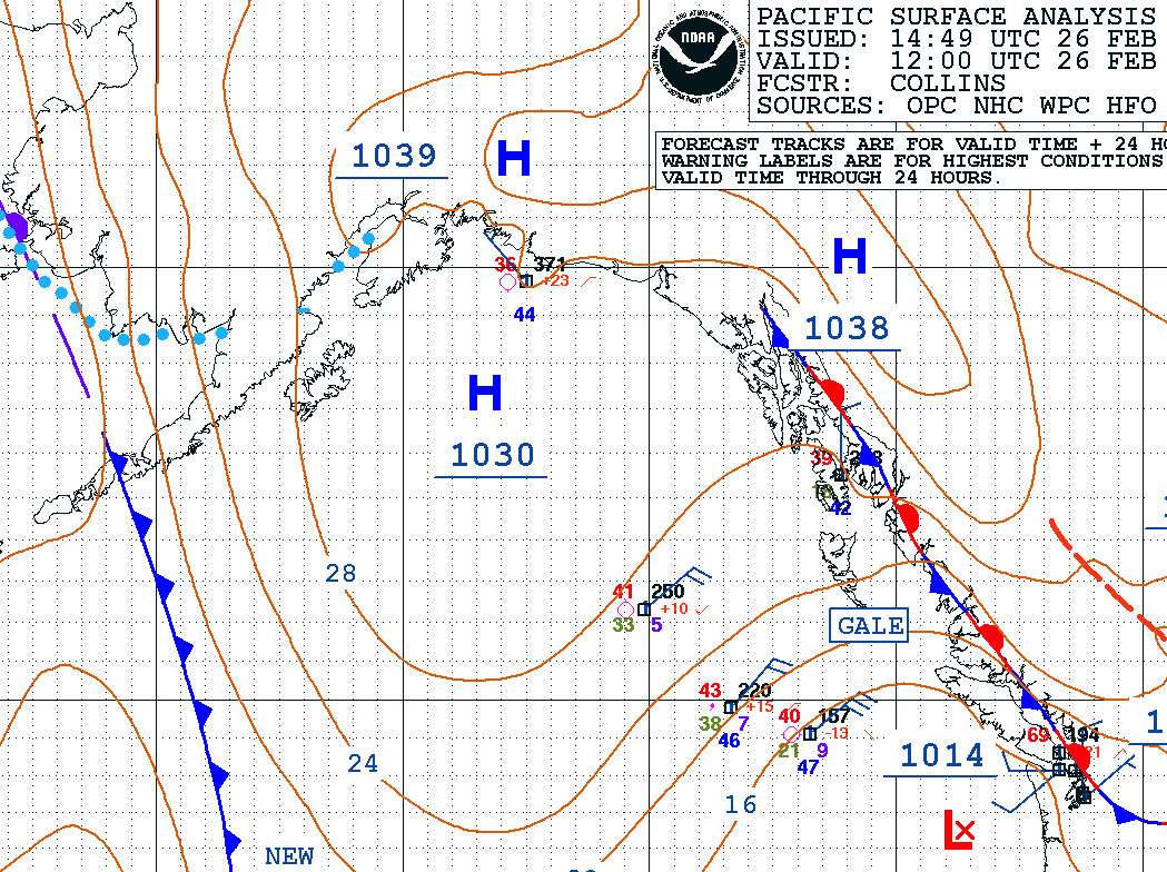 marine forecast british columbia