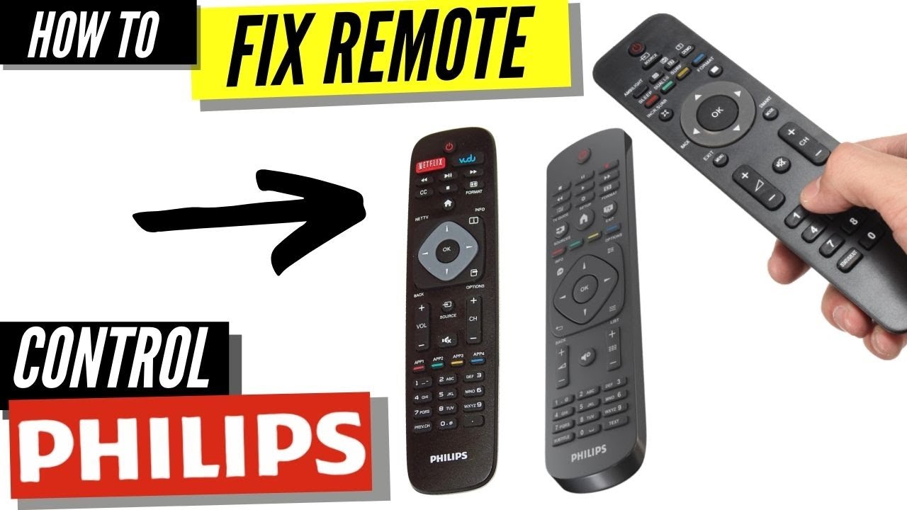 philips tv remote power button not working