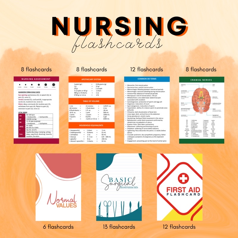 nursing flashcards