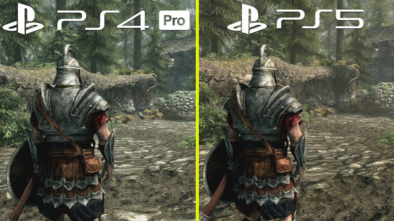 skyrim ps4 vs ps5