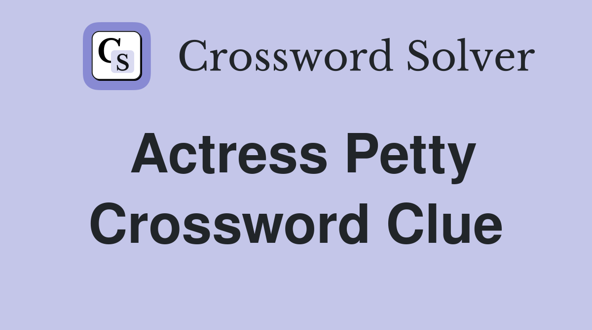 petty details 6 letters crossword