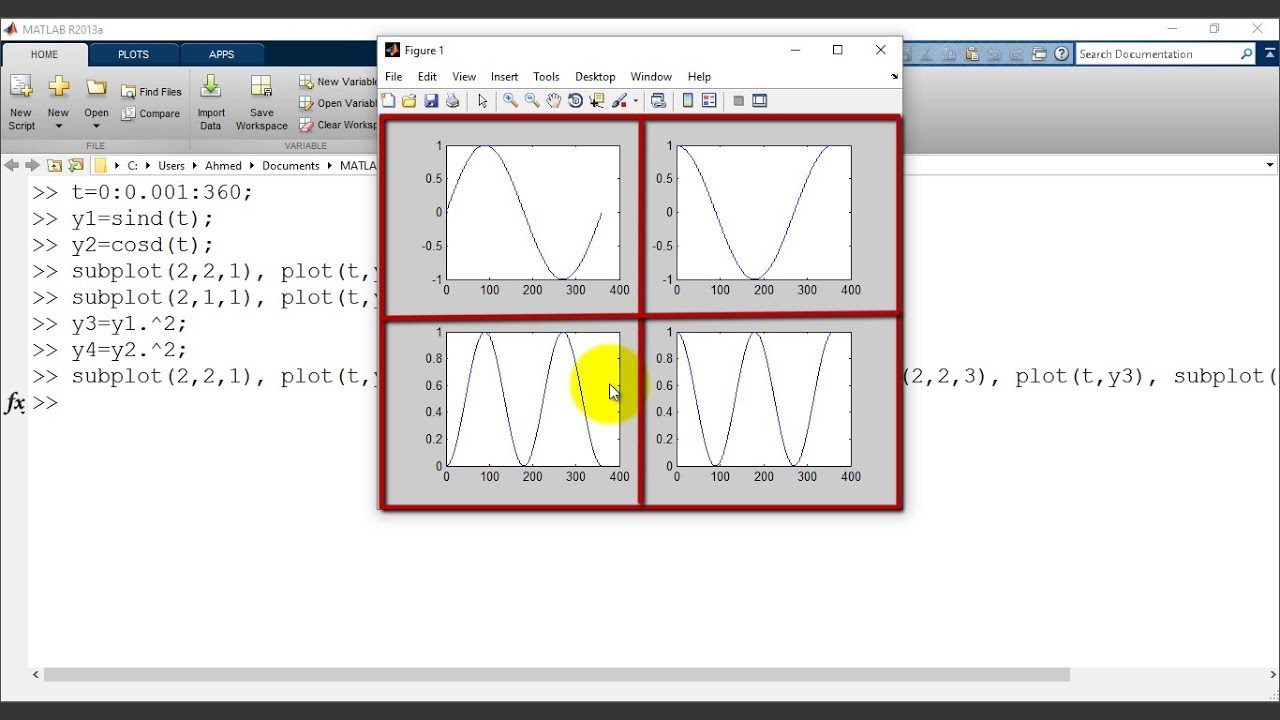 subplots matlab